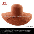 Promocionales Mixed colors Ladies 'Straw trenzado Sombreros